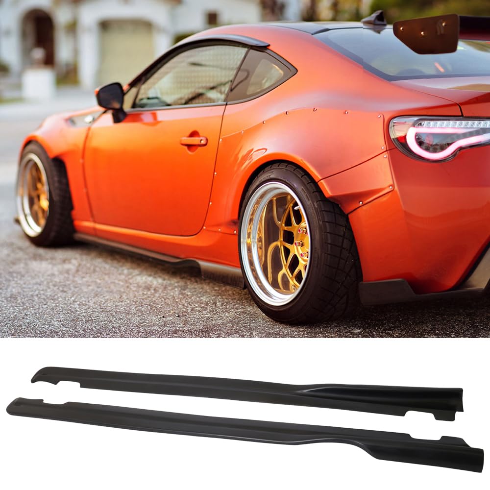 Amazon.com: IKON MOTORSPORTS, Side Skirts Compatible With 2013